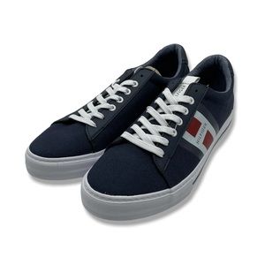 Tommy Hilfiger Mens Blue Ranker Lace Up Low Top Sneaker Shoes Size 11M New!